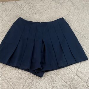 Forever 21 Dark Blue Pleated Skorts